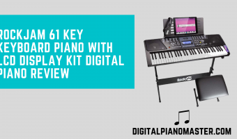 RockJam 61 Key Keyboard Piano With LCD Display Kit