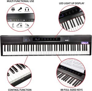 RockJam 88-Key Beginner Digital Piano