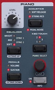 Piano select nord 88 stage 4