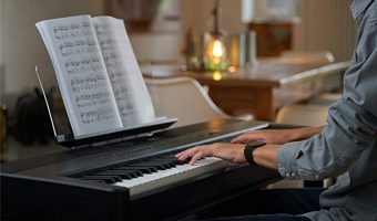 Playing kawai digital piano