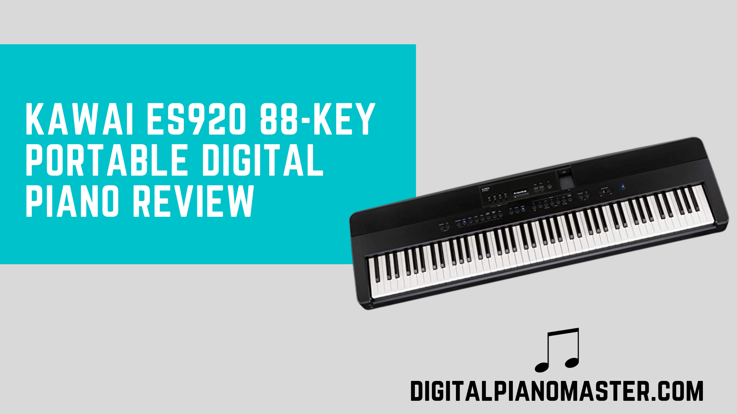 Kawai ES920 88Key Portable Digital Piano The Most Authentic Digital